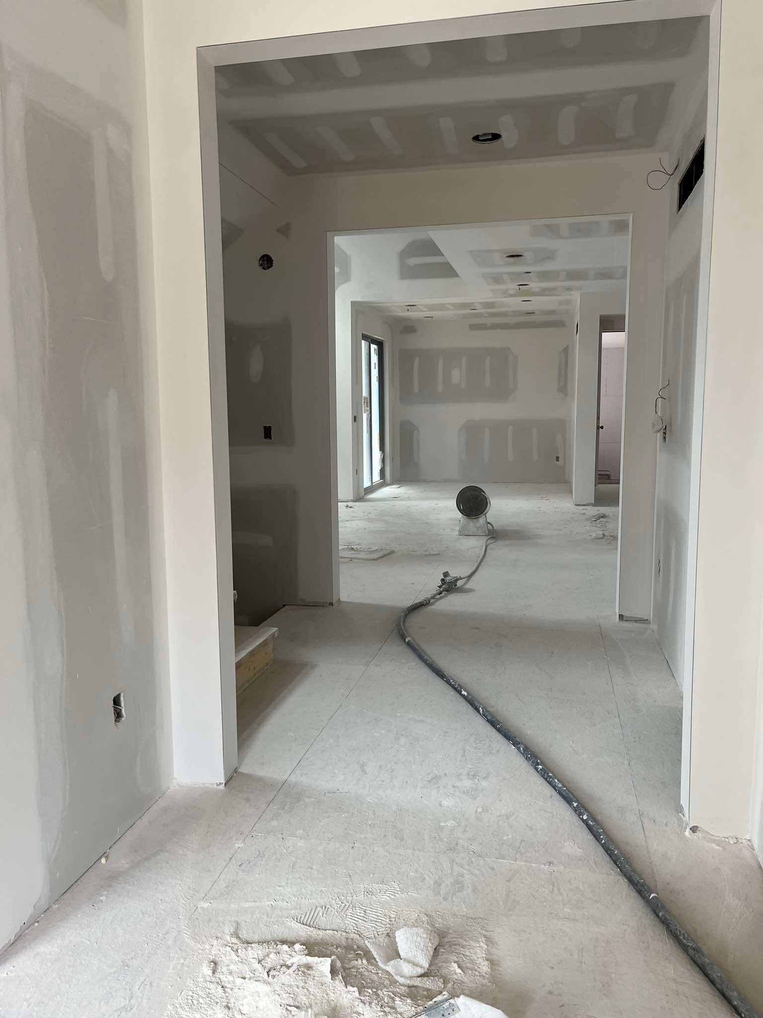 Construction and drywall project