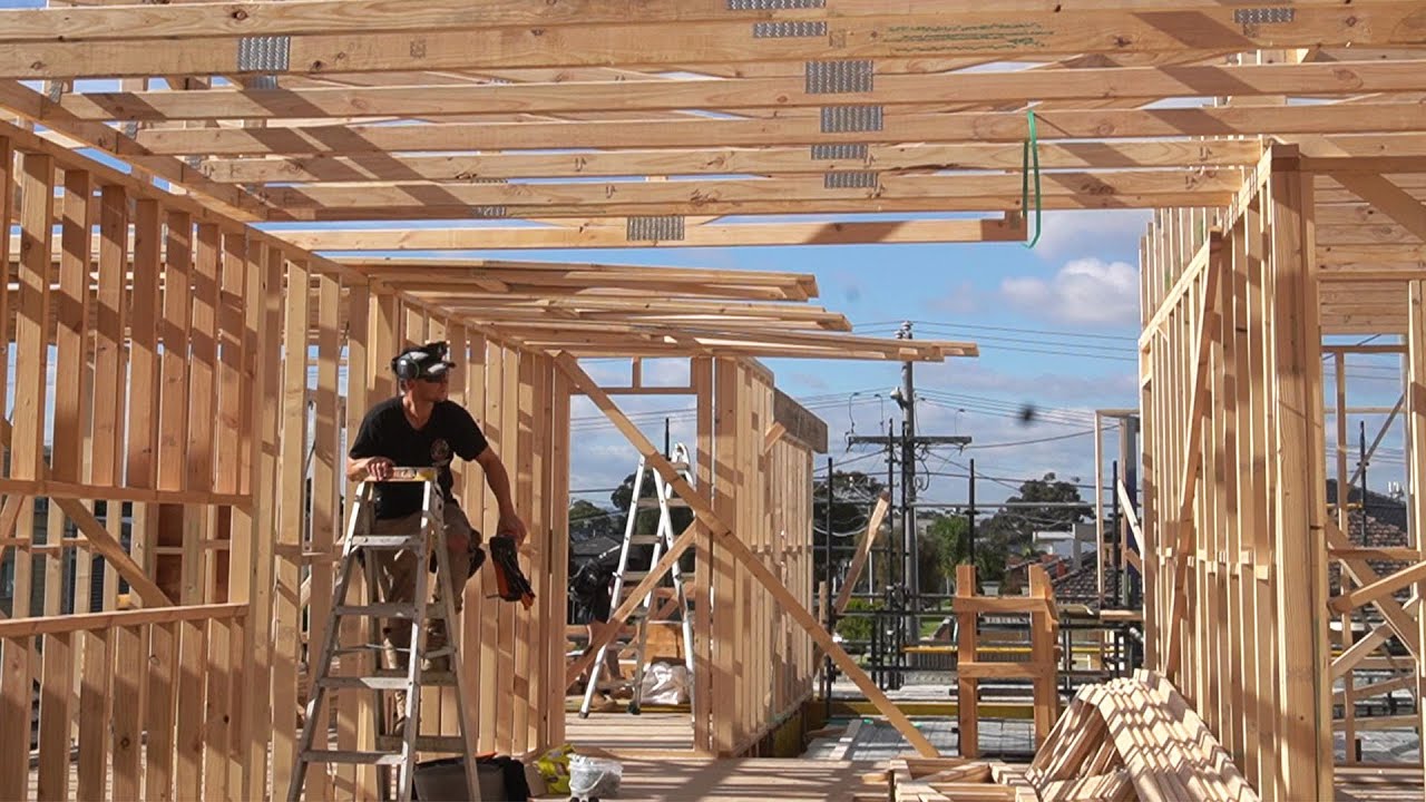 Wood and metal stud framing installation